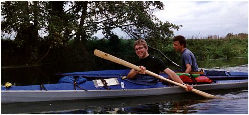 stern rudder with greenland style paddle ...