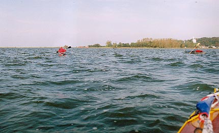 Vor Lietzow, auf dem Kleinen Jasmunder Bodden